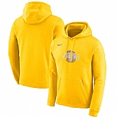Los Angeles Lakers Nike 2019-20 City Edition Club Pullover Hoodie Gold,baseball caps,new era cap wholesale,wholesale hats